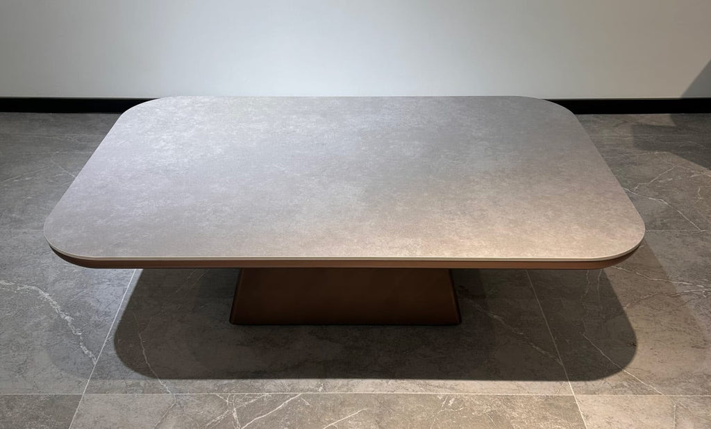 Mesa de Centro Stone Madera y Piedra Sinterizada 120x80 cm