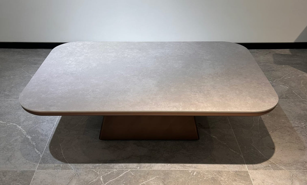 Mesa de Centro Stone Madera y Piedra Sinterizada 120x80 cm