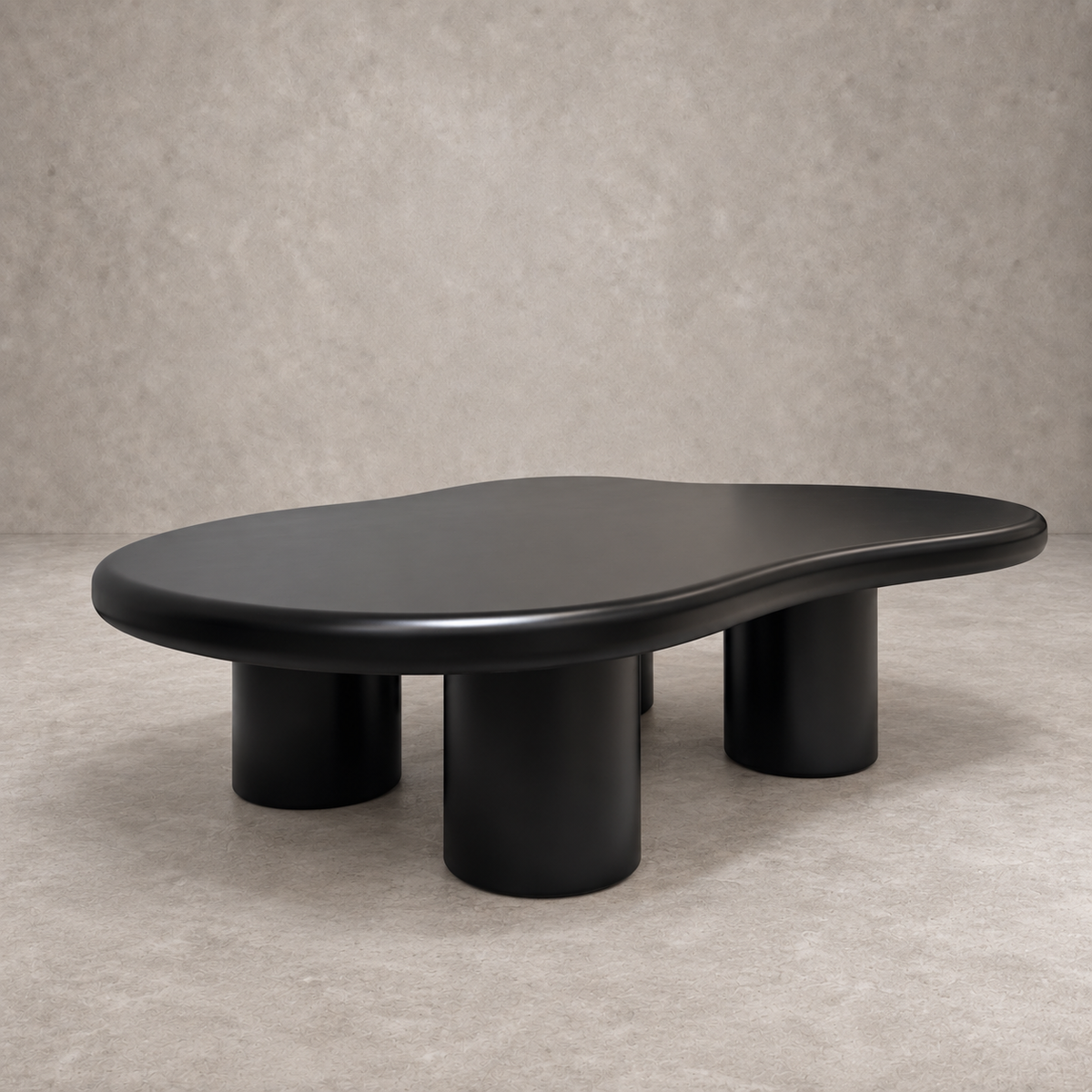 Mesa de Centro Cloud Madera Negra 120x85 cm