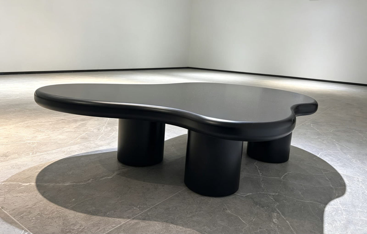 Mesa de Centro Cloud Madera Negra 120x85 cm