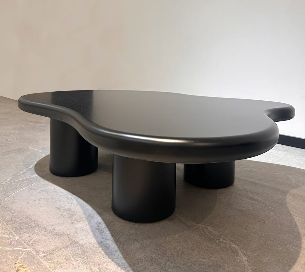 Mesa de Centro Cloud Madera Negra 120x85 cm