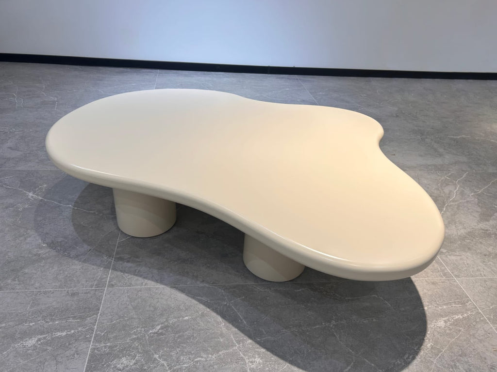 Mesa de Centro Cloud Madera Beige 120x85 cm