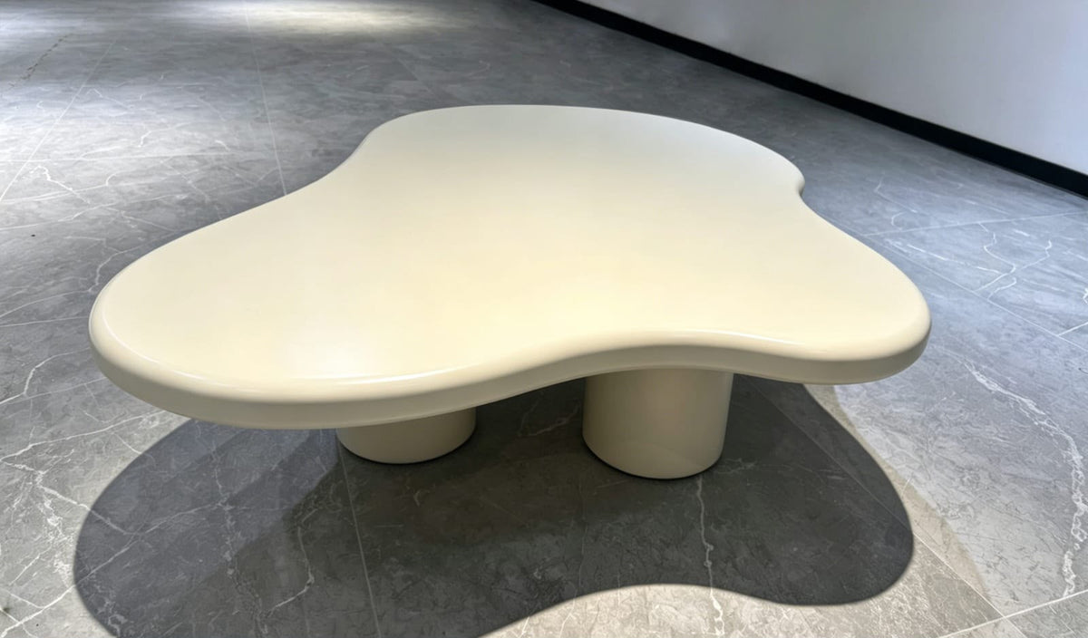 Mesa de Centro Cloud Madera Beige 120x85 cm