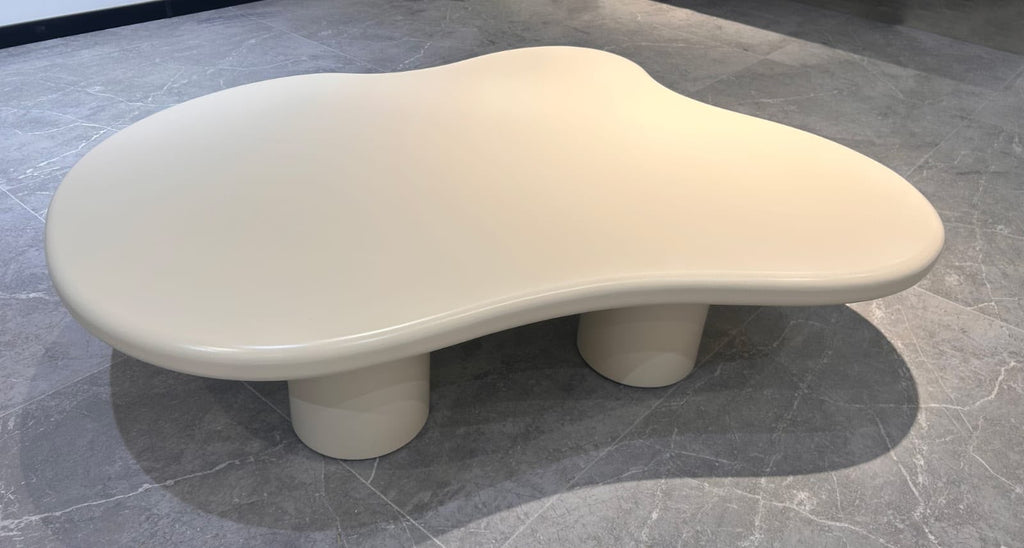 Mesa de Centro Cloud Madera Beige 120x85 cm