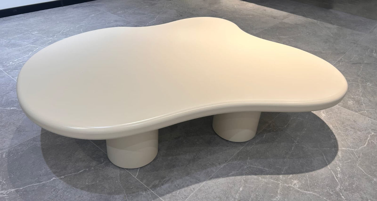 Mesa de Centro Cloud Madera Beige 120x85 cm
