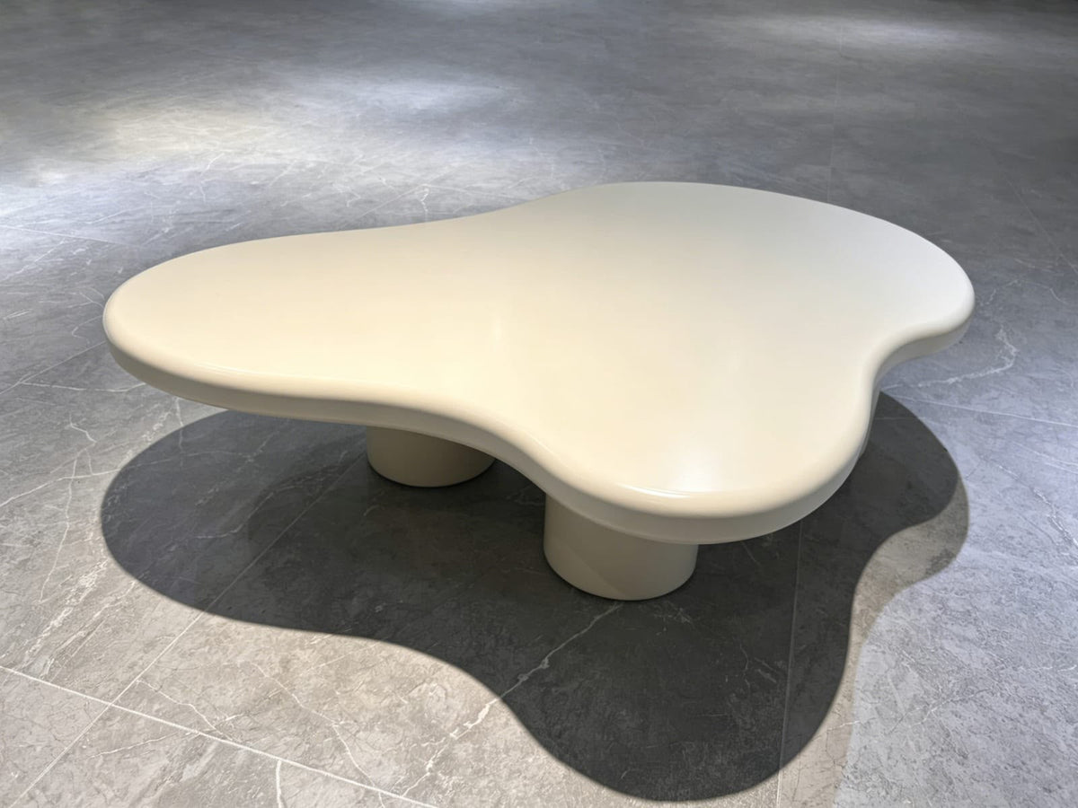 Mesa de Centro Cloud Madera Beige 120x85 cm