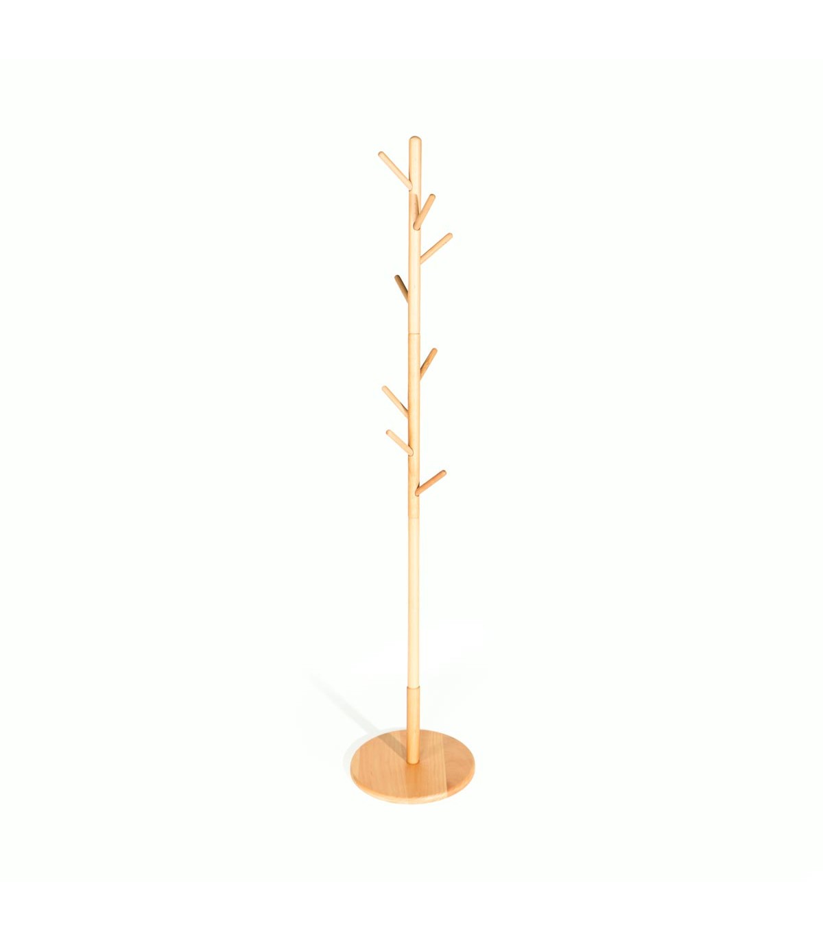 PERCHERO AUSTRIA 8 RAMAS MADERA NATURAL