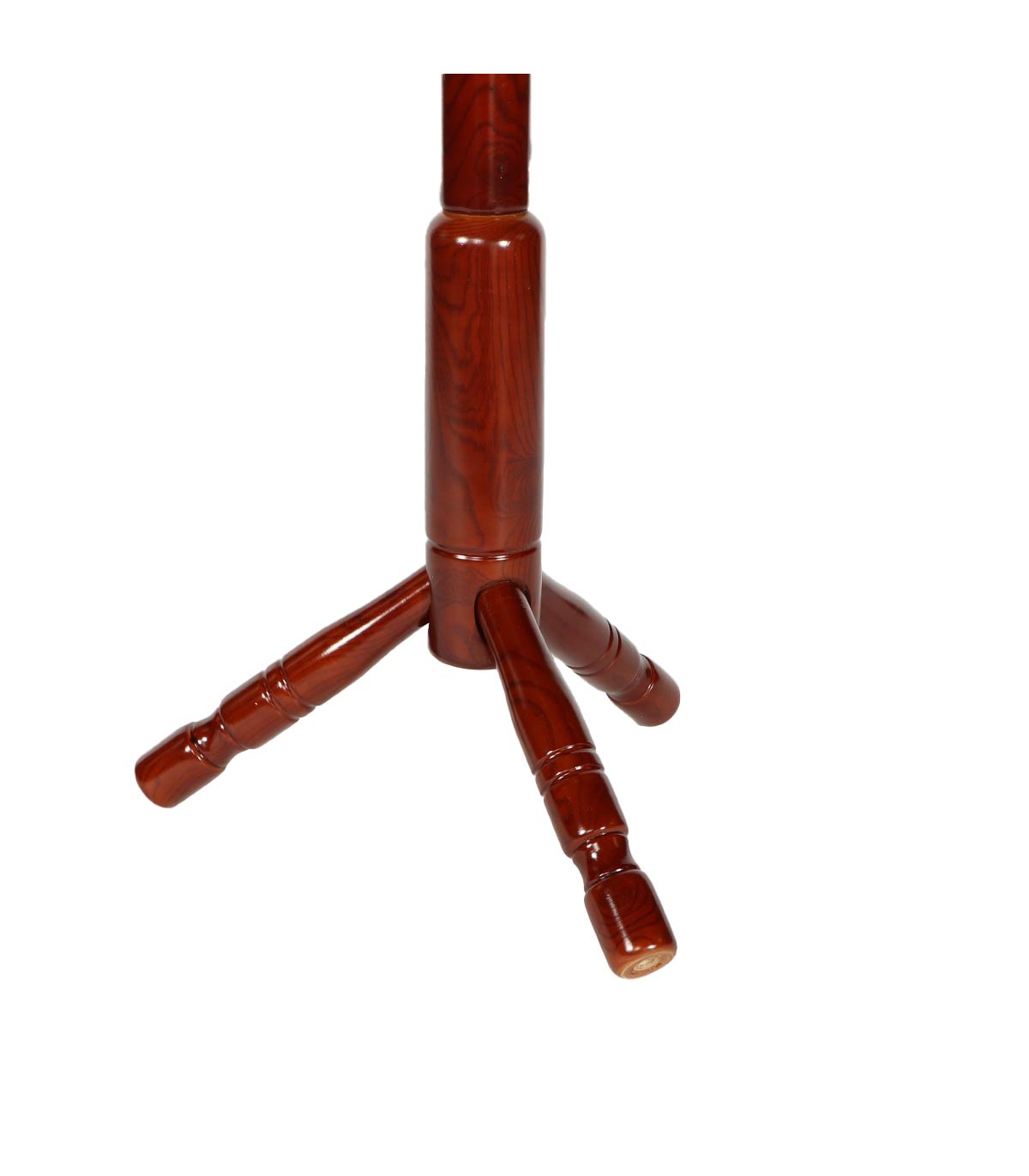 Perchero de pedestal «Manhattan» de Madera de Fresno Americano natural 47x47x180