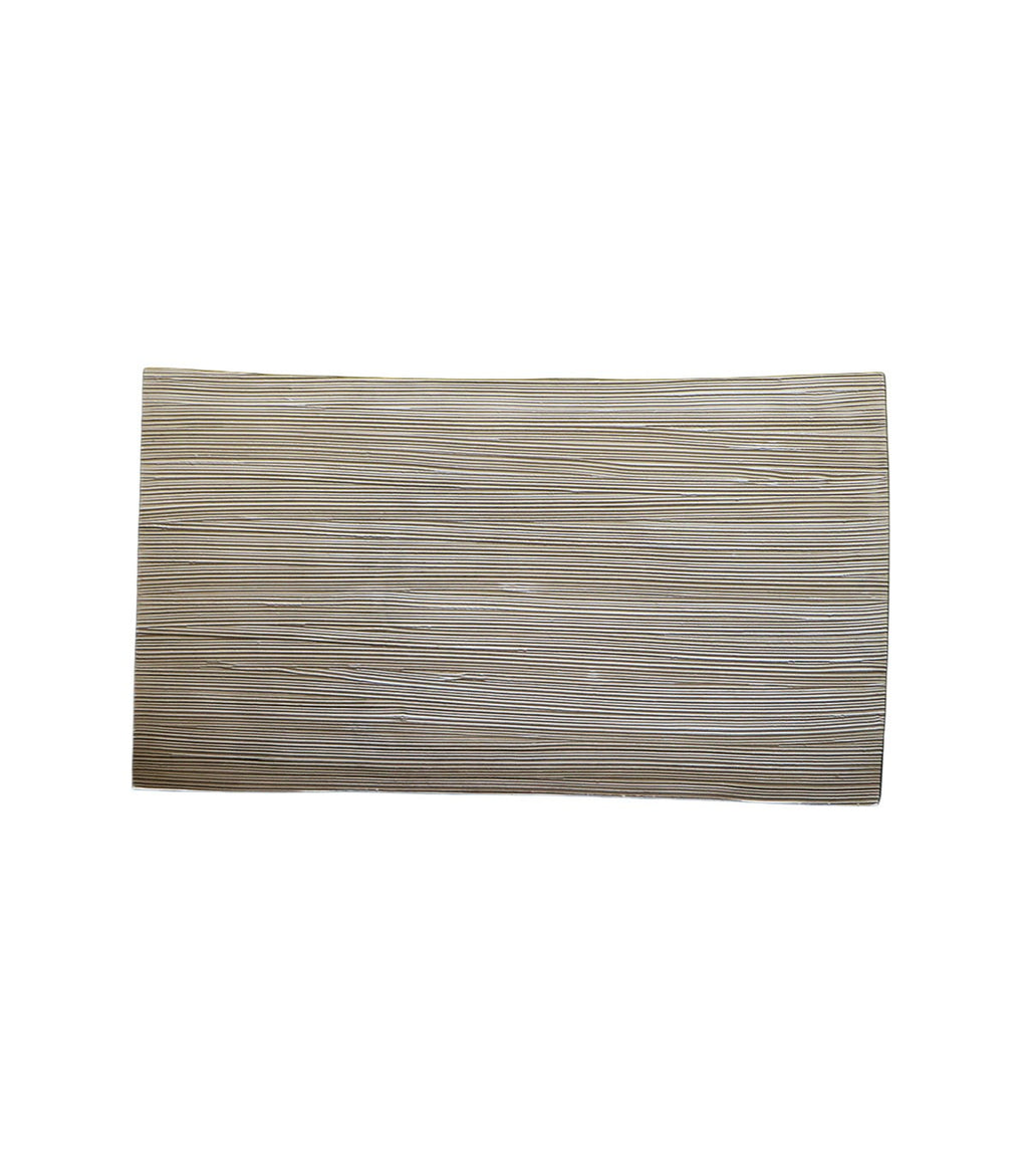 PLATO DECORATIVO POLIRESINA NEGRO COGNAC