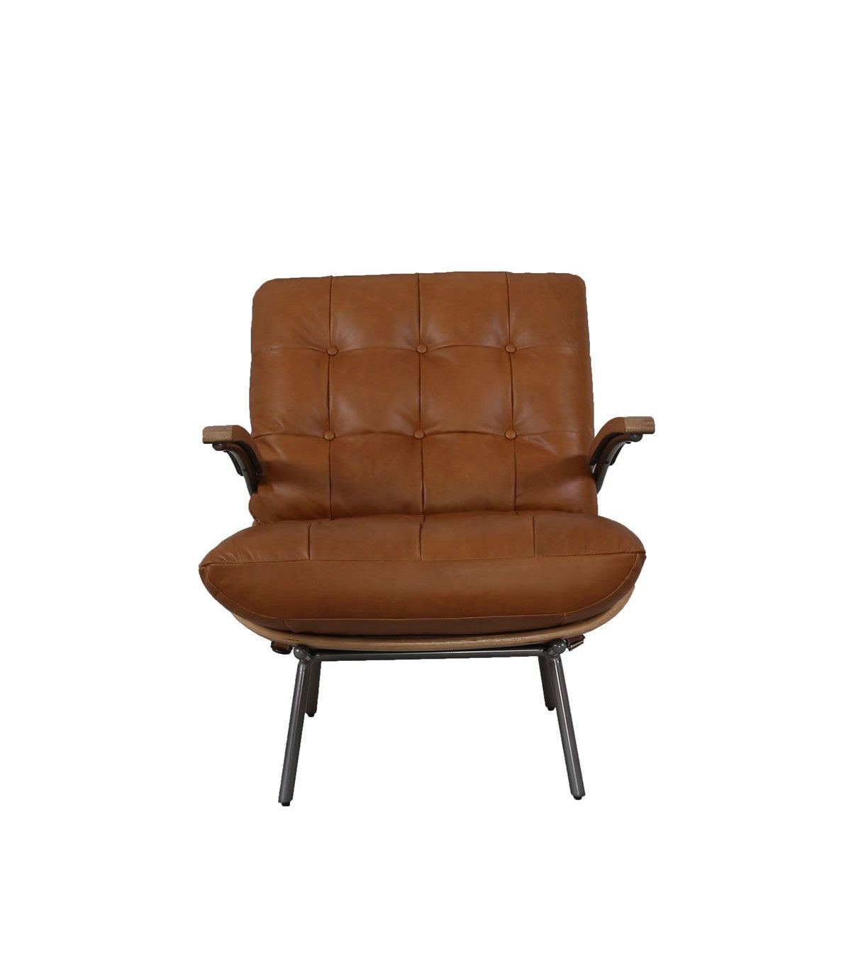 Poltrona Armony cuero caramelo