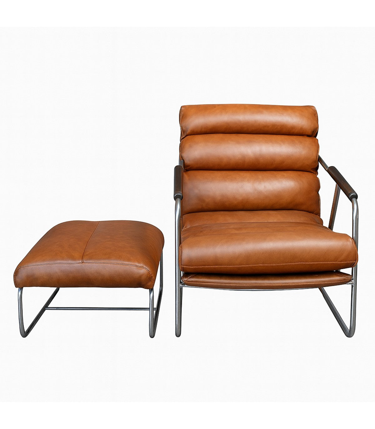 Poltrona Huaru con Apoya Pies – Ecocuero Naranjo