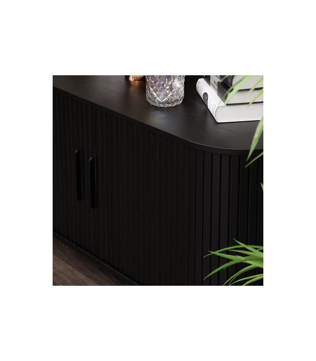 Rack Oslo de Roble Americano Color Negro