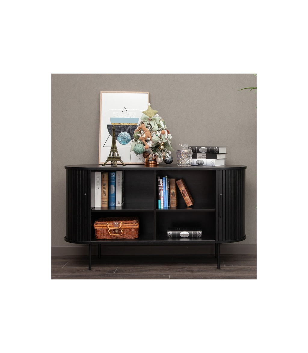 Rack Oslo de Roble Americano Color Negro
