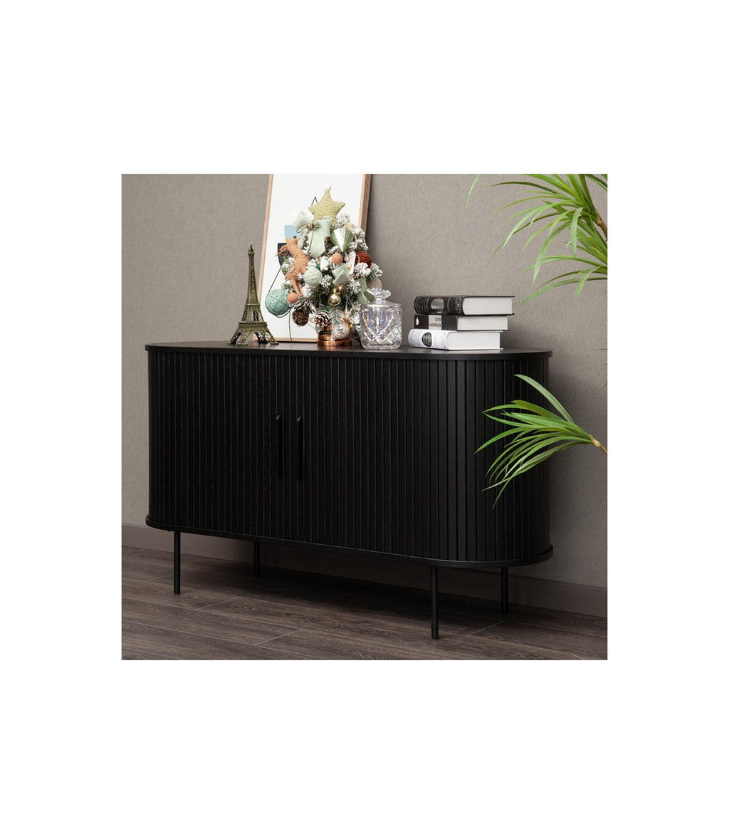 Rack Oslo de Roble Americano Color Negro
