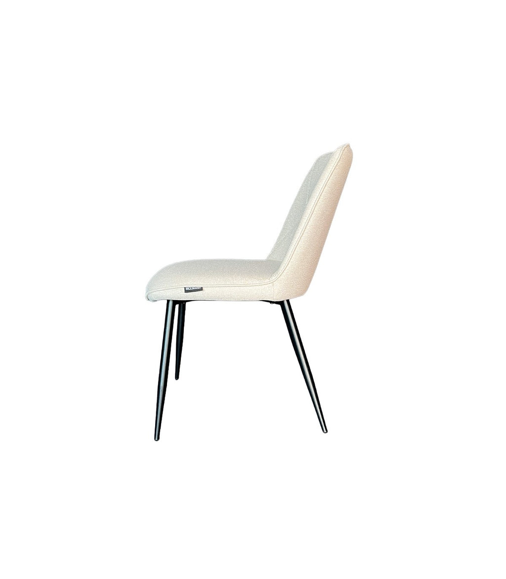 Silla Charlie Sin Brazo Tela Beige