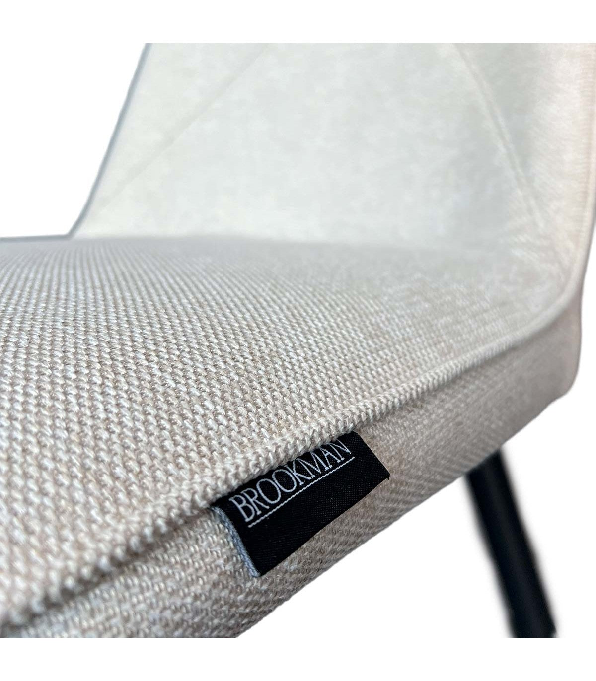 Silla Charlie Sin Brazo Tela Beige