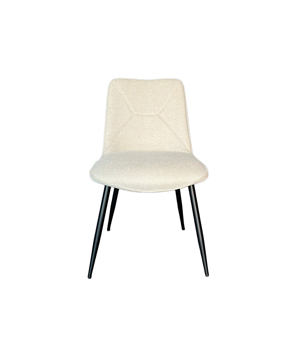 Silla Charlie Sin Brazo Tela Beige