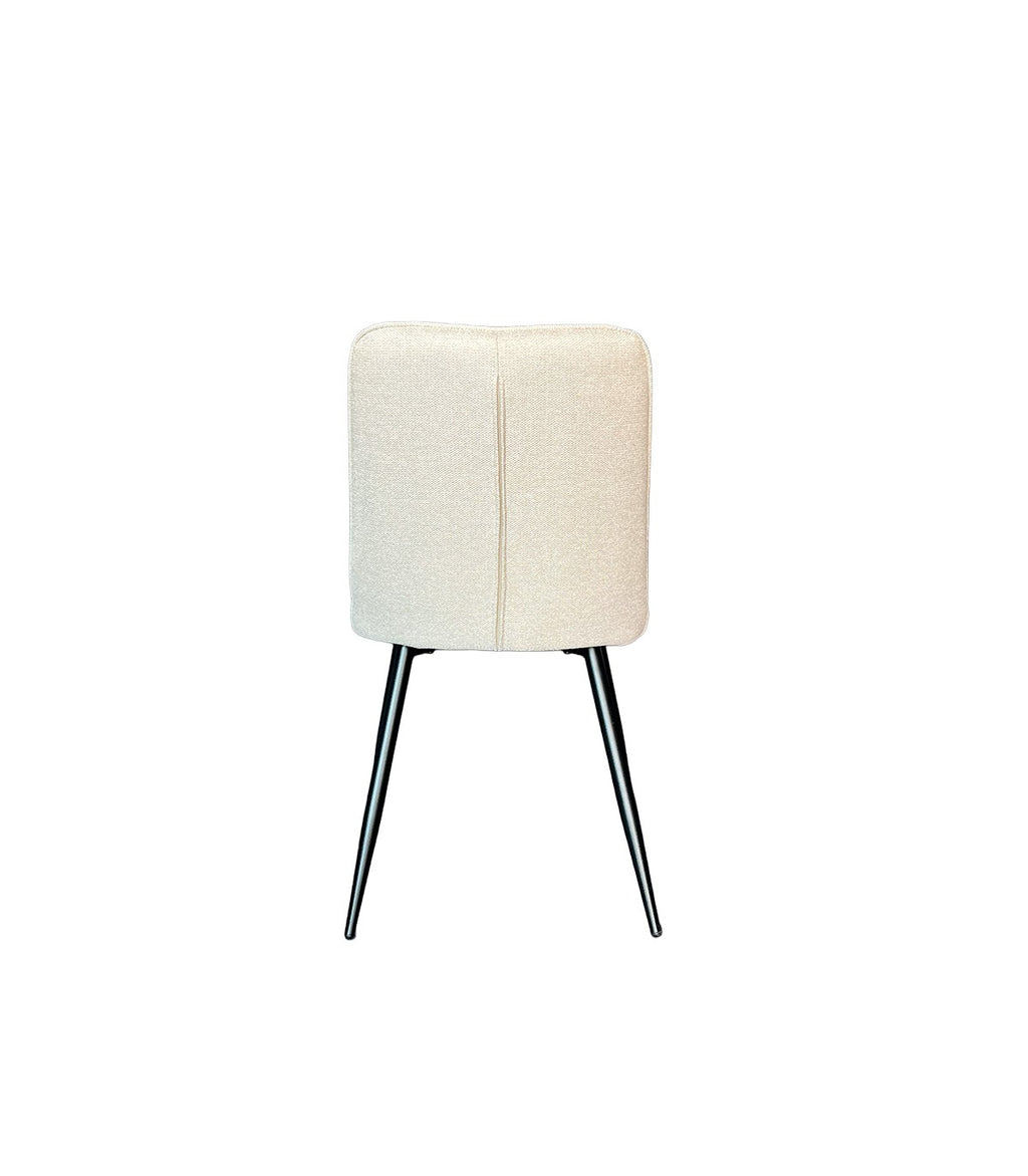 Silla Charlie Sin Brazo Tela Beige