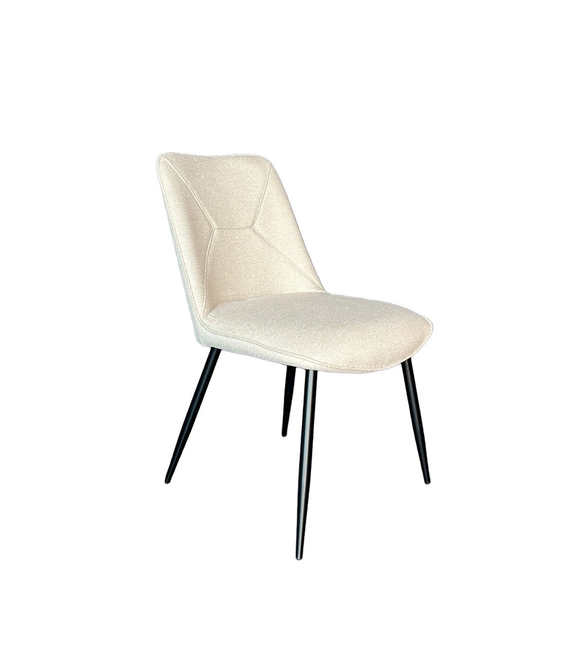 Silla Charlie Sin Brazo Tela Beige