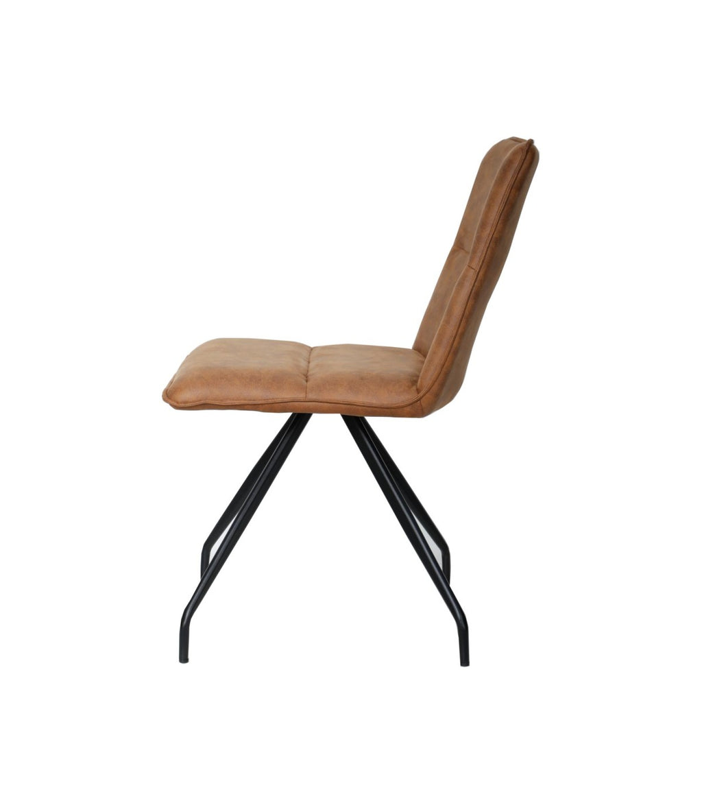 Silla Church caramelo Metal 50 x 105 x 70cm