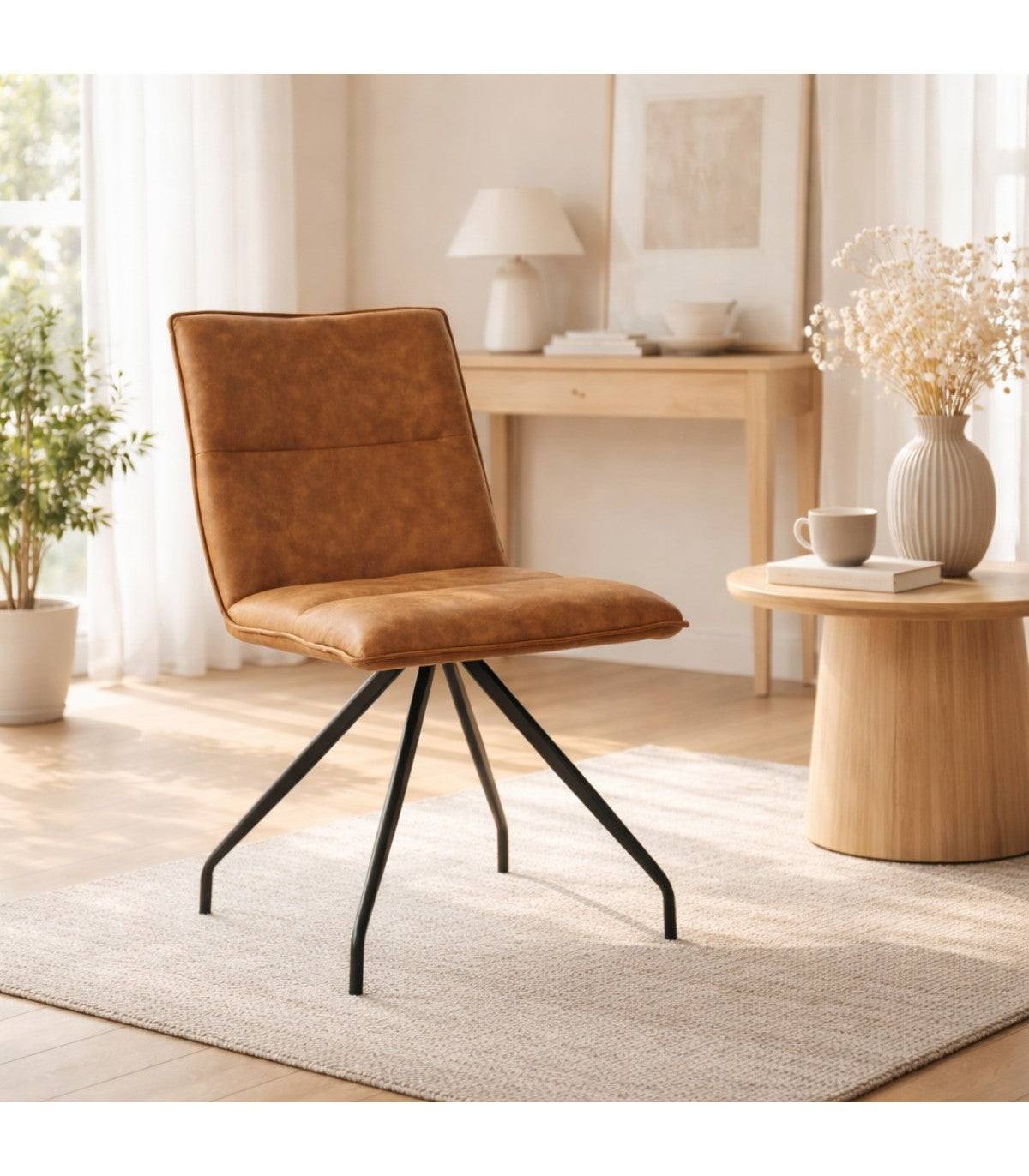 Silla Church Caramelo Metal