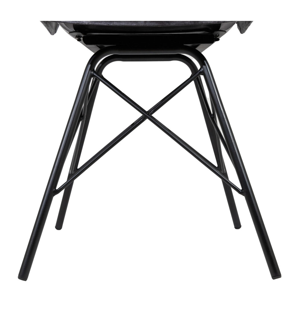 Silla de Cuero Coimbra Negro