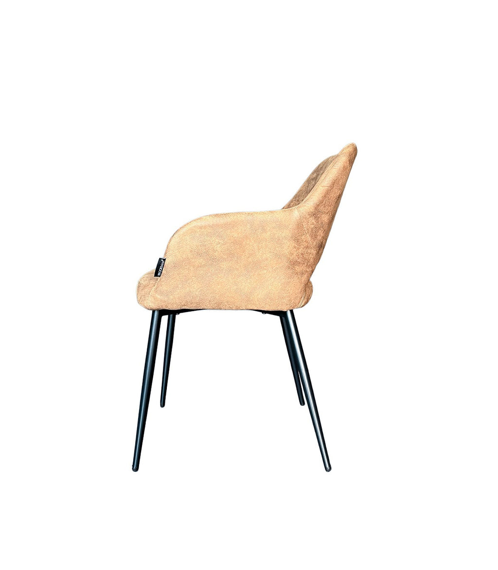 Silla Harry Tela Café Chocolate
