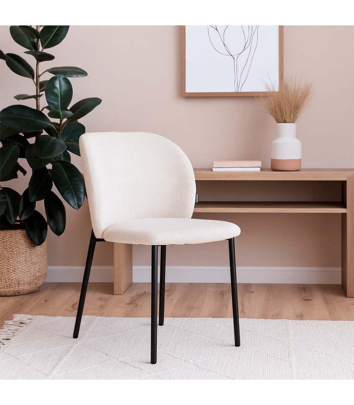 Silla Jack Tela Beige Arena