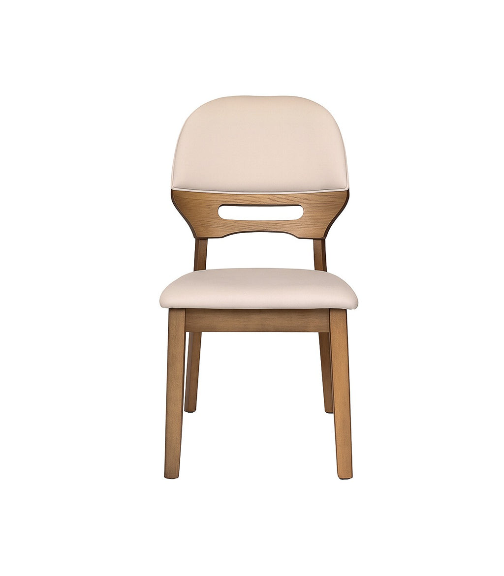 Silla Nature Ecocuero/Madera Walnut