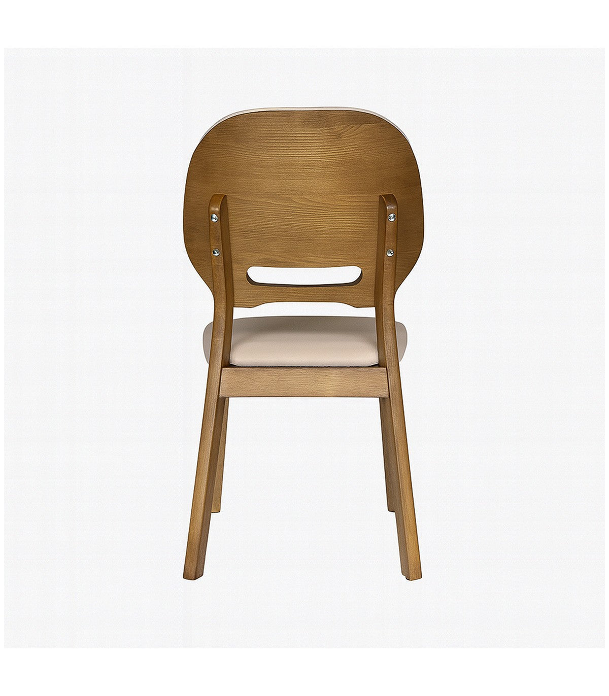 Silla Nature Ecocuero/Madera Walnut