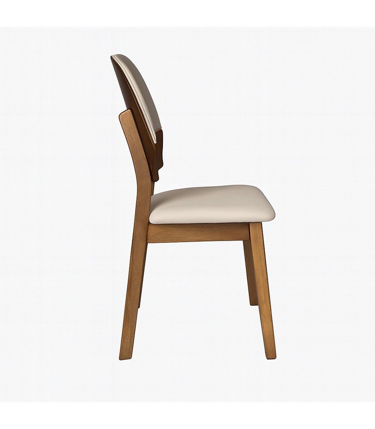 Silla Nature Ecocuero/Madera Walnut