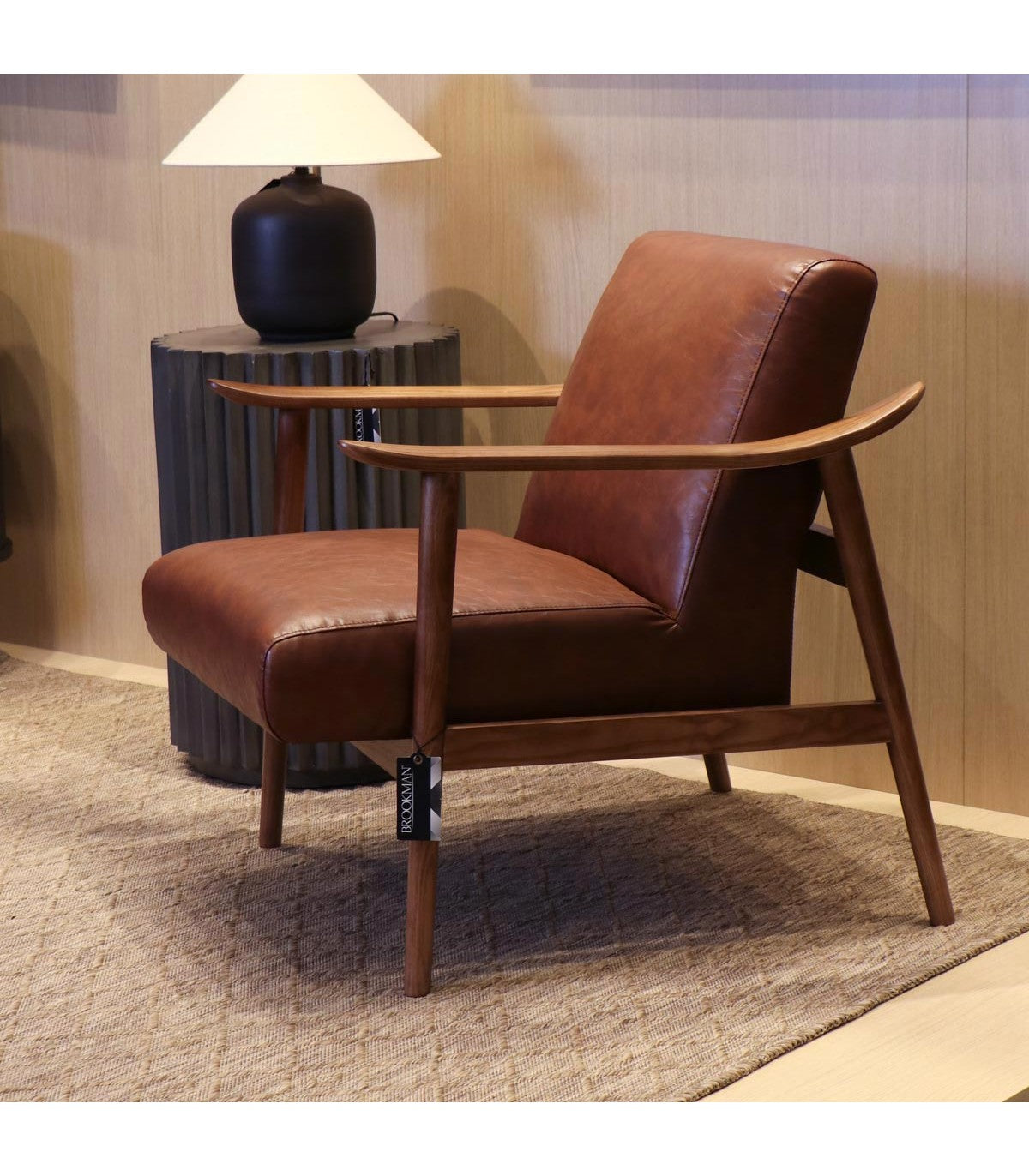 Sitial Turín Eco-Cuero Marrón