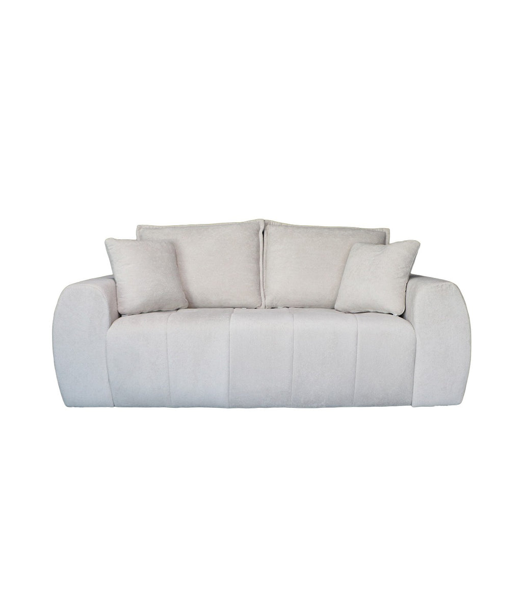 Sofá 2 Cuerpos Tela Velvet Amelie