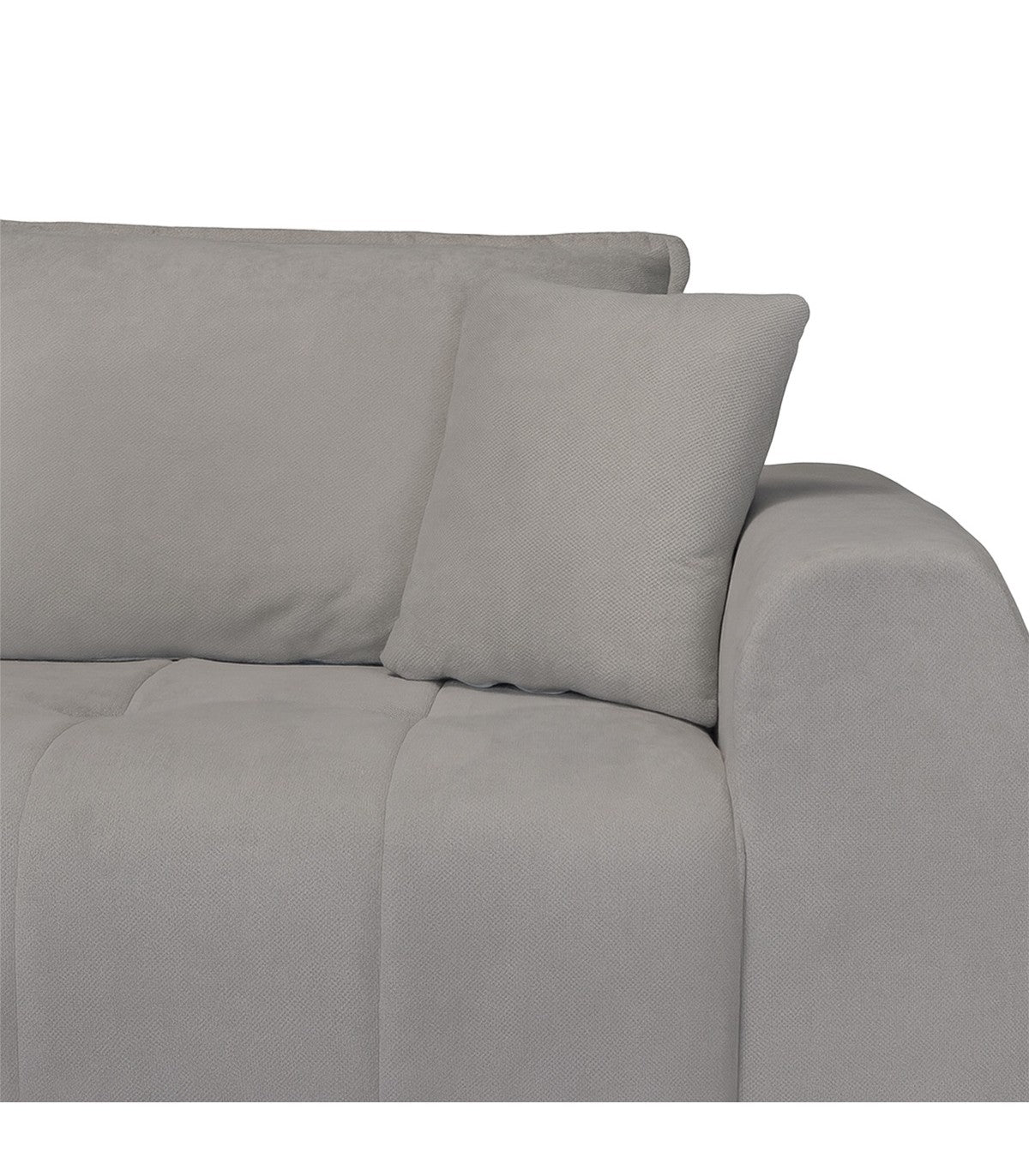 Sofá 3 Cuerpos Tela Velvet Amelie