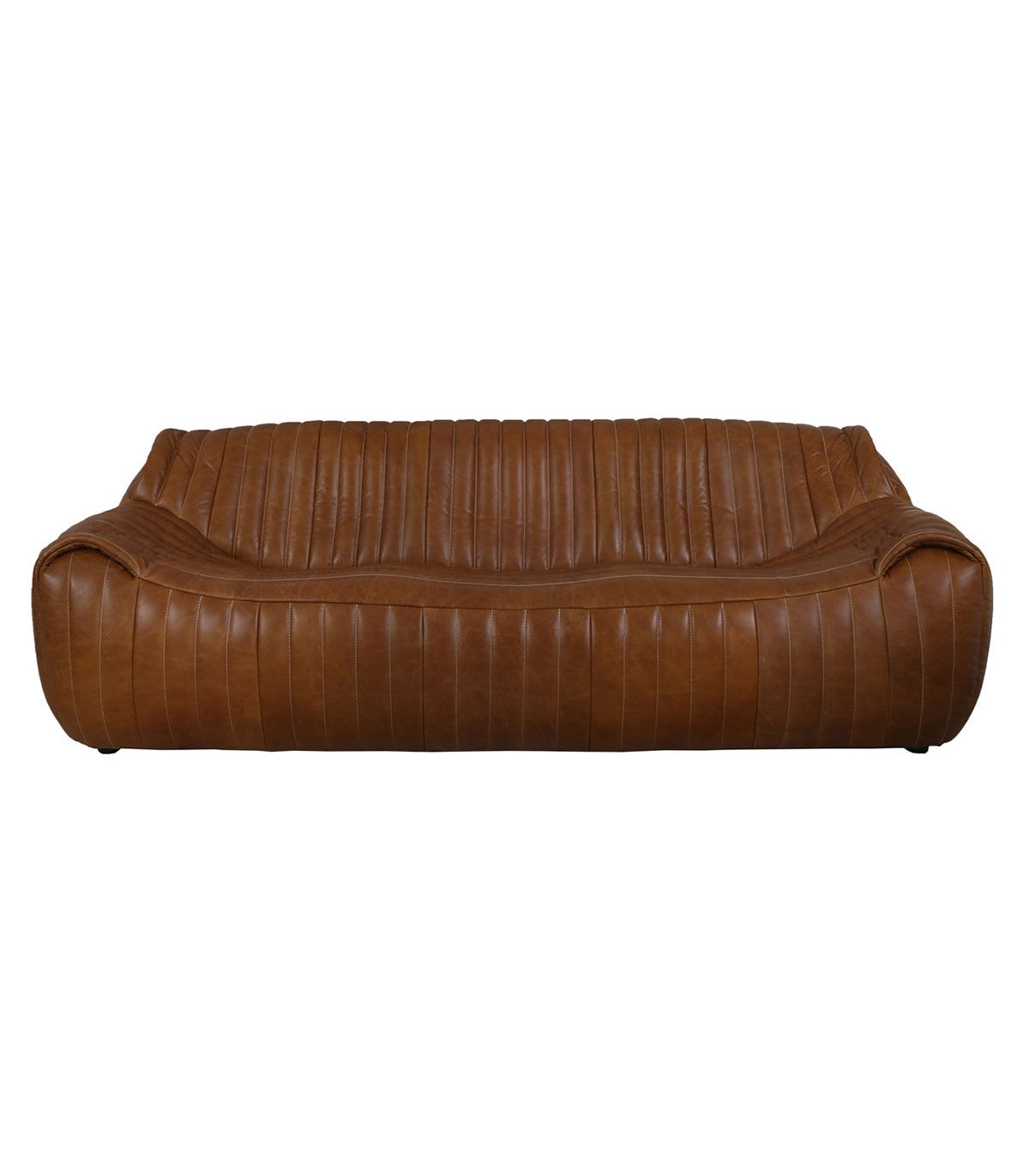 Sofá Skipper 3C en Cuero Full Grain Cognac
