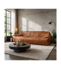 Sofá Skipper 3C en Cuero Full Grain Cognac
