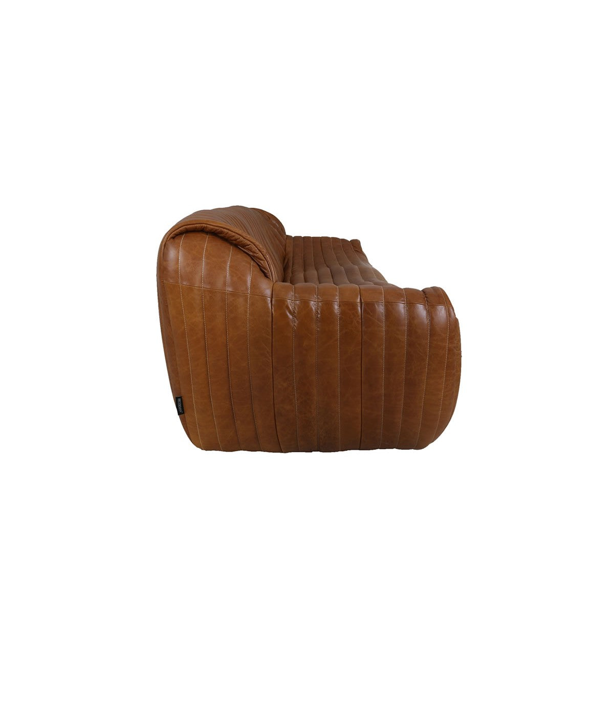 Sofá Skipper 3C en Cuero Full Grain Cognac