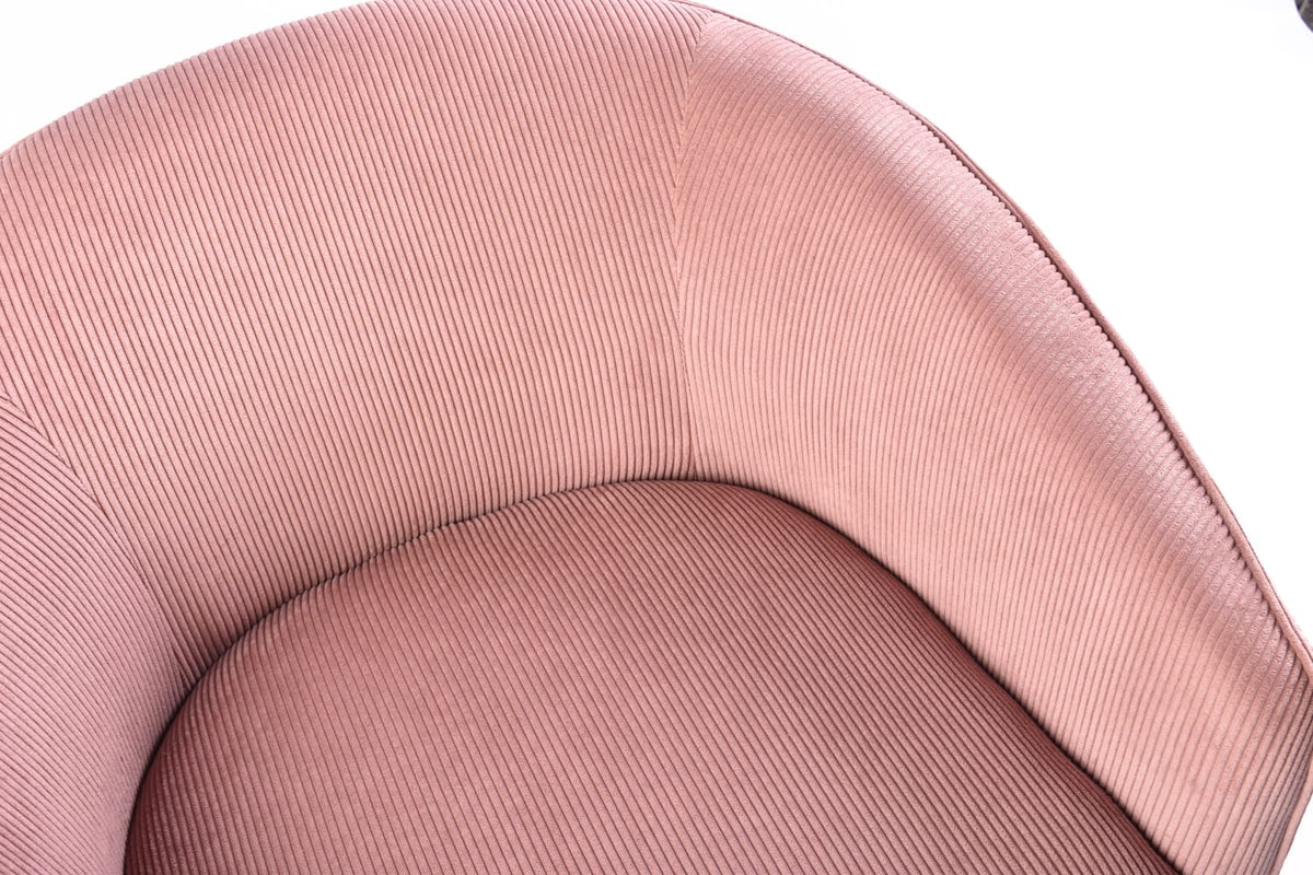 Poltrona Giratoria Corduroy Palo de Rosa